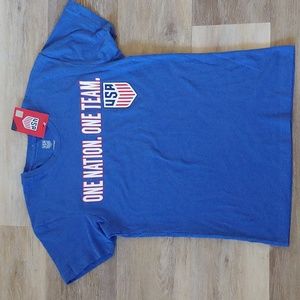 NWT Team USA One Nation One Team T-Shirt Blue Size S